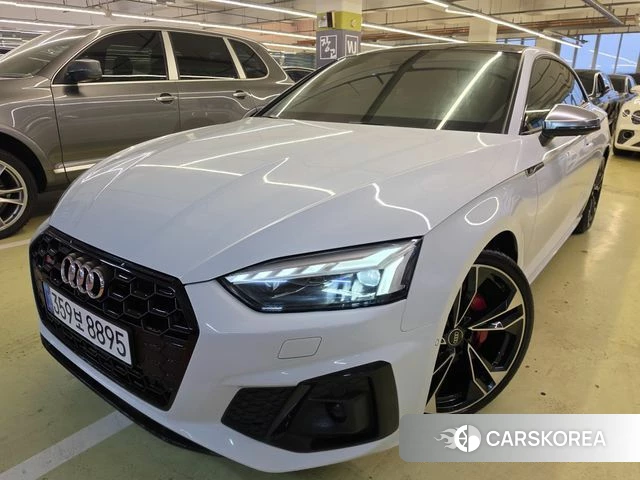 Audi S5 (F5) 2023 Белый из Кореи