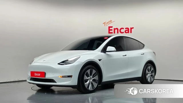 Tesla Model Y 2022 Белый из Кореи