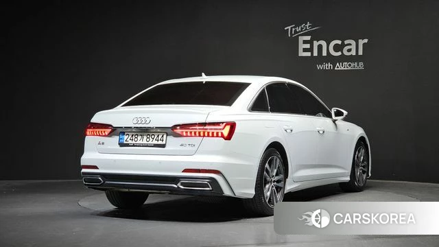 Audi A6 (C8) 2022 Белый из Кореи