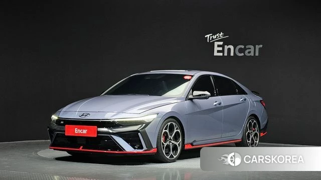 Hyundai The New Avante (CN7) 2024 Синий из Кореи