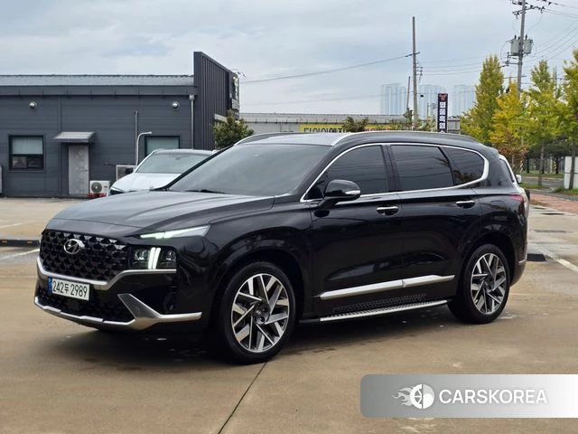 Hyundai The New Santa Fe 2023 Черный из Кореи