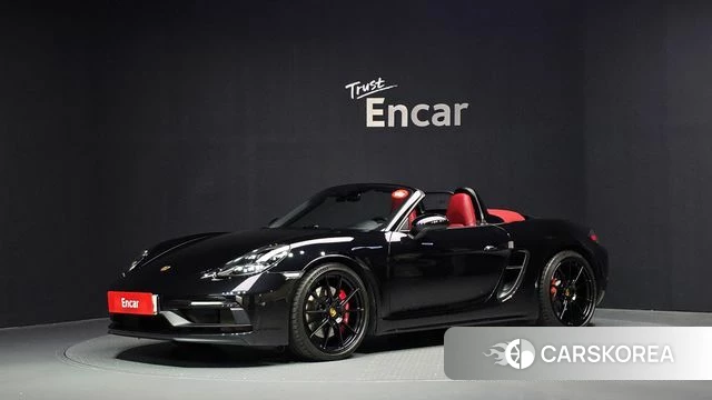 Porsche 718 Boxster 2024 Черный из Кореи