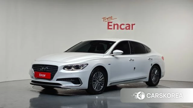Hyundai Grandeur IG Hybrid 2018 Белый из Кореи