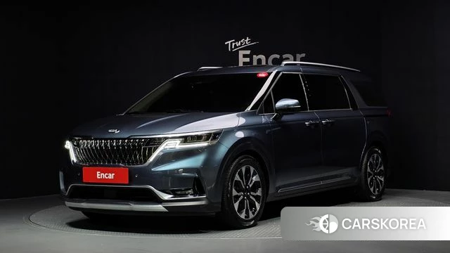 Kia Carnival 4th generation 2021 Небесно-голубой из Кореи