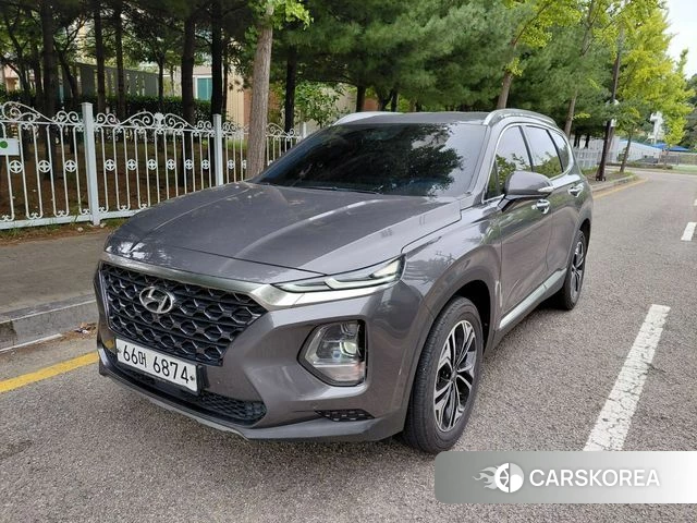 Hyundai Santa Fe TM 2019 Серый из Кореи