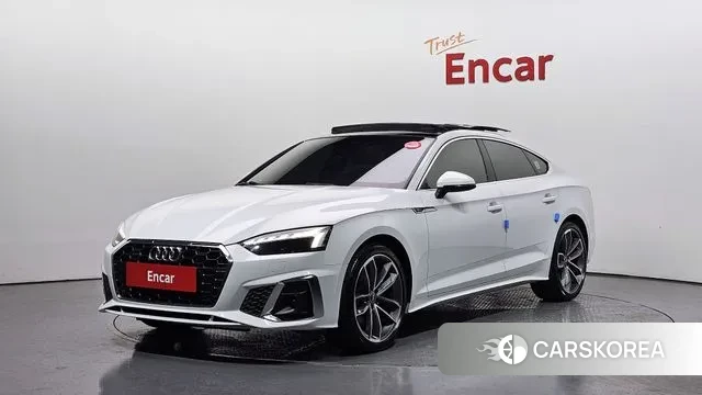 Audi A5 (F5) 2022 Белый из Кореи