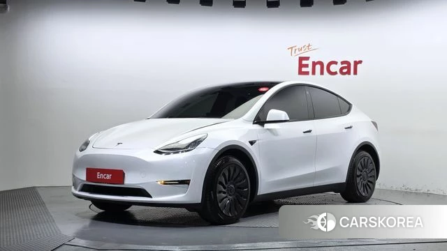 Tesla Model Y 2022 Белый из Кореи