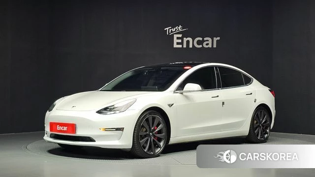 Tesla Model 3 2020 Белый из Кореи