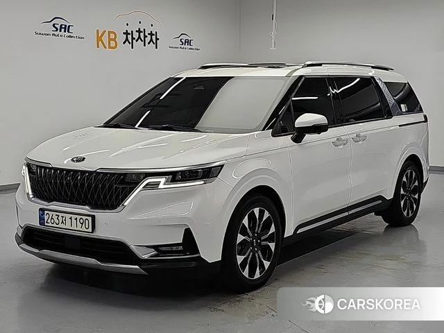 Kia Carnival 4th generation 2021 Белый из Кореи