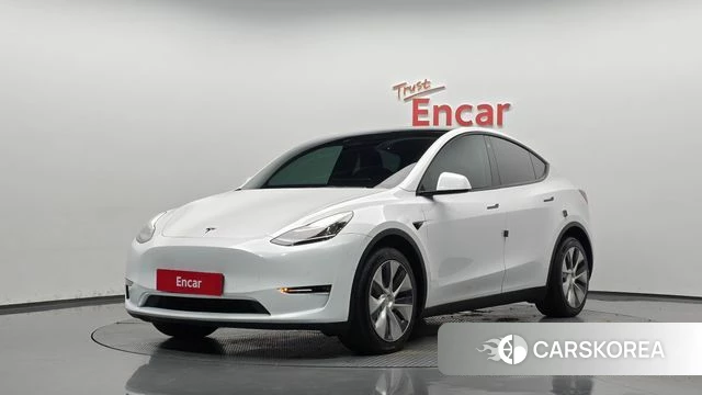 Tesla Model Y 2022 Белый из Кореи