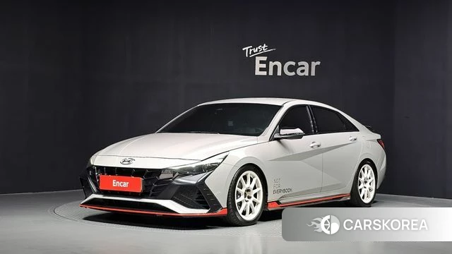 Hyundai Avante (CN7) 2021 Серебристо-серый из Кореи