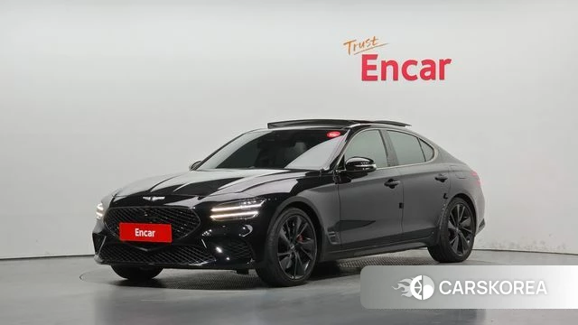 Genesis The New G70 2022 Черный из Кореи