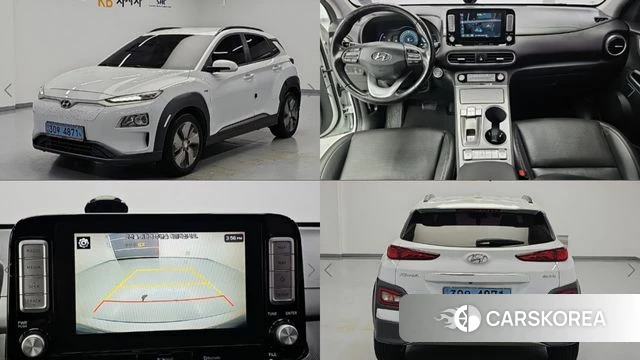 Hyundai Kona Electric 2019 Белый из Кореи