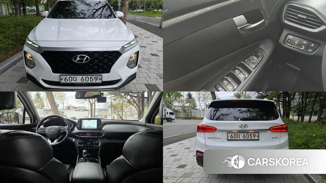 Hyundai Santa Fe TM 2019 Белый из Кореи