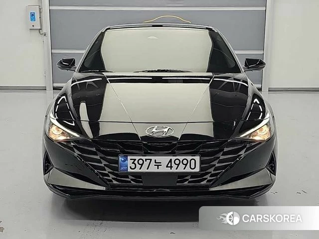 Hyundai Avante (CN7) 2022 Черный из Кореи