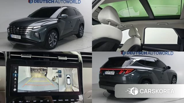 Hyundai Tucson Hybrid (NX4) 2021 Серый из Кореи
