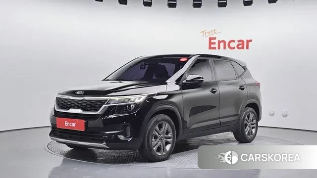 Kia Seltos 2019 Черный из Кореи
