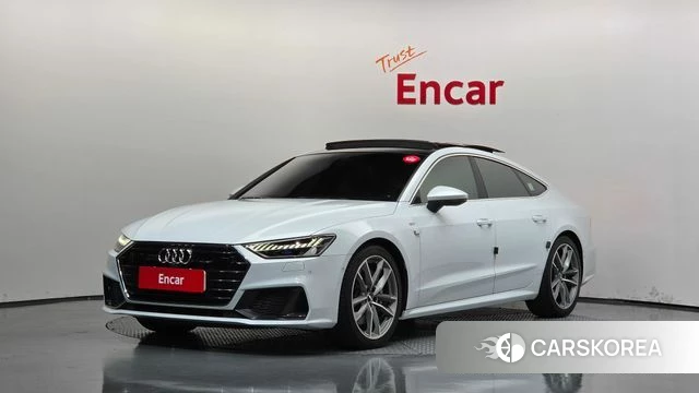 Audi A7 (4K) 2020 Белый из Кореи
