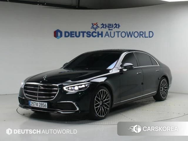 Mercedes-Benz S-Class W223 2023 Темно-зеленый из Кореи