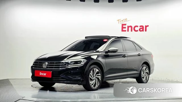 Volkswagen 7th Generation of Jetta 2021 Черный из Кореи