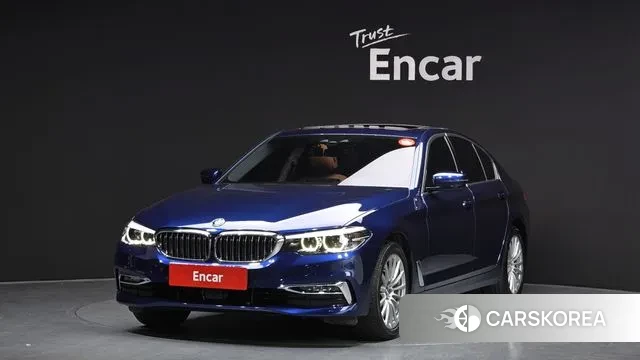 BMW 5 Series (G30) 2020 Синий из Кореи