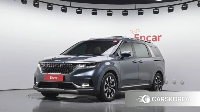 Kia Carnival 4th generation 2023 Небесно-голубой из Кореи