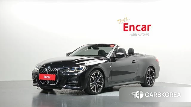 BMW 4 Series (G22) 2023 Черный из Кореи