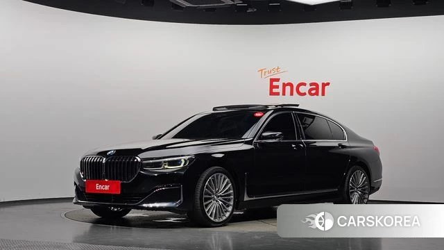 BMW 7 Series (G11) 2021 Черный из Кореи