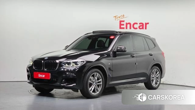 BMW X3 (G01) 2021 Черный из Кореи