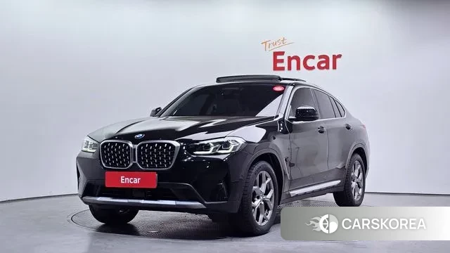 BMW X4 (G02) 2021 Черный из Кореи