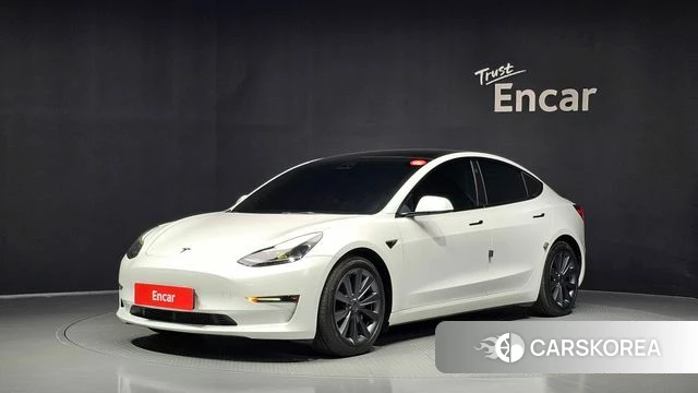 Tesla Model 3 2022 Белый из Кореи
