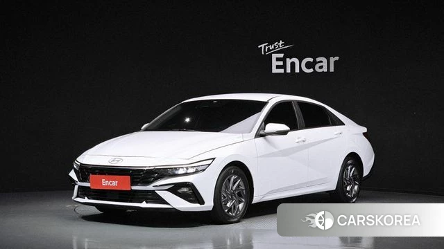 Hyundai The New Avante (CN7) 2023 Белый из Кореи