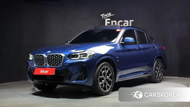 BMW X4 (G02) 2023 Синий из Кореи
