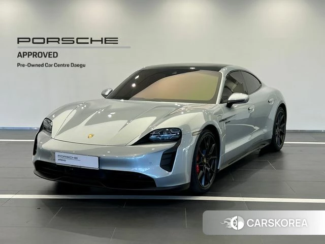 Porsche Taycan 2024 Серебряный из Кореи