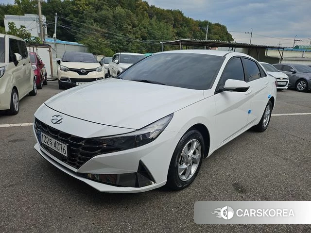 Hyundai Avante (CN7) 2021 Белый из Кореи