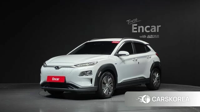 Hyundai Kona Electric 2018 Белый из Кореи