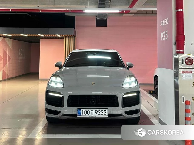 Porsche Cayenne (PO536) 2021 Серебристо-серый из Кореи
