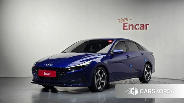 Hyundai Avante (CN7) 2020 Синий из Кореи