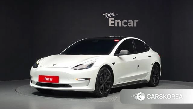 Tesla Model 3 2021 Белый из Кореи