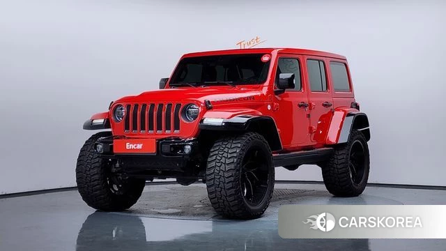 Jeep Wrangler (JL) 2021 Красный из Кореи, фото 2