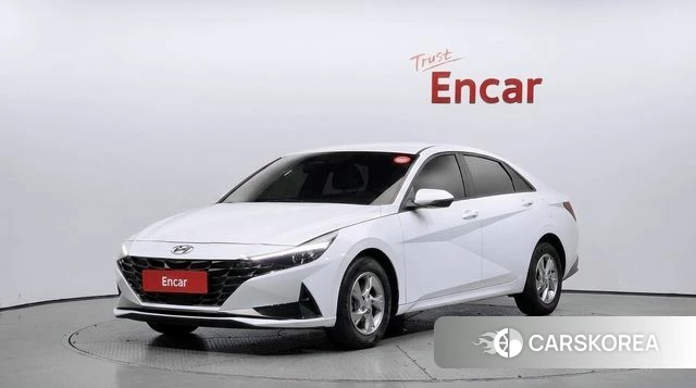 Hyundai Avante (CN7) 2021 Белый из Кореи