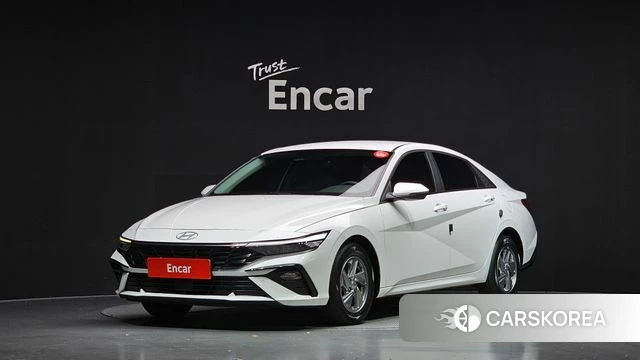 Hyundai The New Avante (CN7) 2023 Белый из Кореи