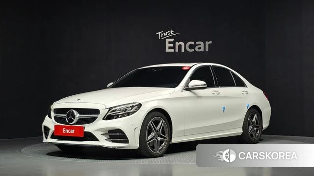 Mercedes-Benz C-Class W205 2021 Белый из Кореи