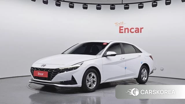 Hyundai Avante (CN7) 2023 Белый из Кореи