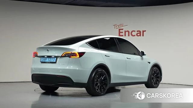 Tesla Model Y 2022 Цвет галактики из Кореи