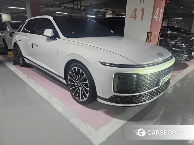 Hyundai Grandeur Hybrid (GN7) 2024 Белый из Кореи