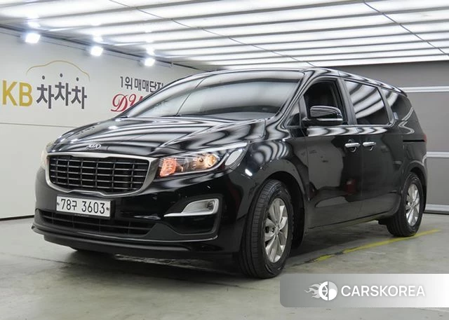 Kia The New Carnival 2018 Черный из Кореи