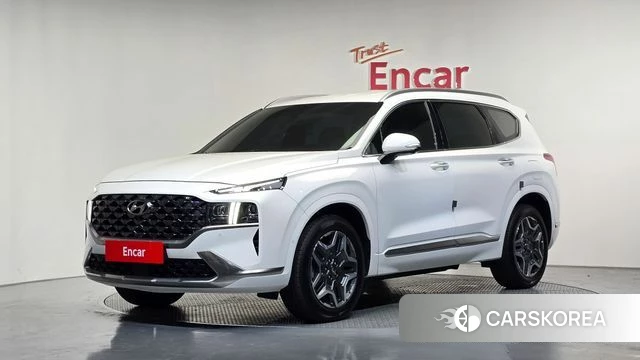 Hyundai The New Santa Fe 2023 Белый из Кореи