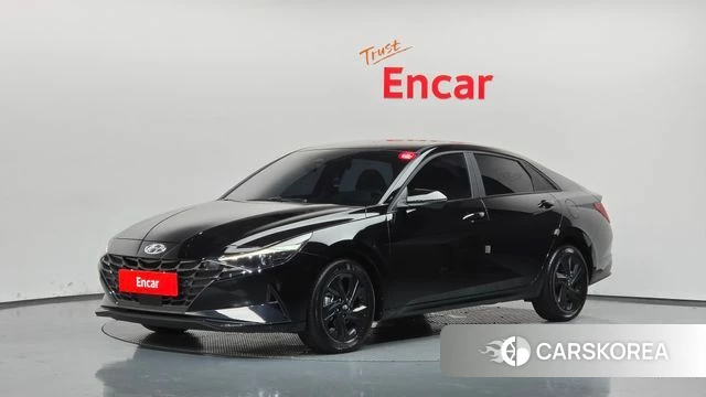 Hyundai Avante (CN7) 2022 Черный из Кореи