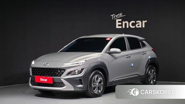 Hyundai The New Kona Hybrid 2021 Серебристо-серый из Кореи
